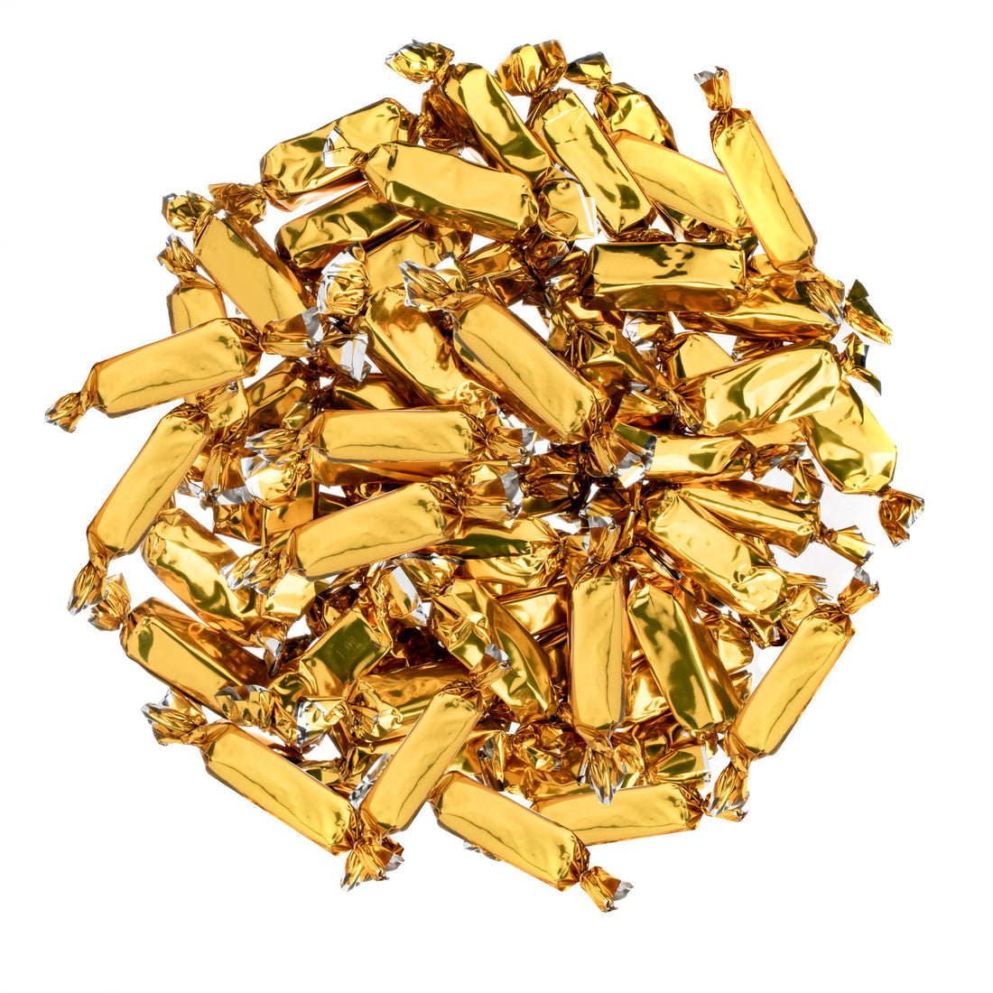 Foiled Wrapped Caramels  - Gold