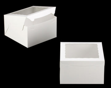Square Window Cake Box - 10" x 10" x 6"