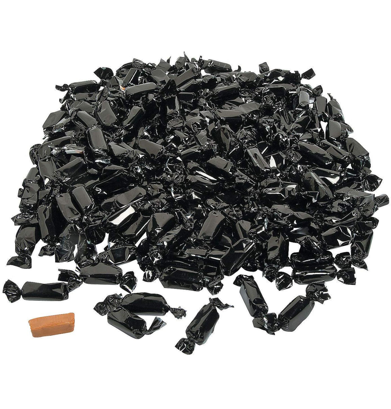 Foiled Wrapped Caramels - Black