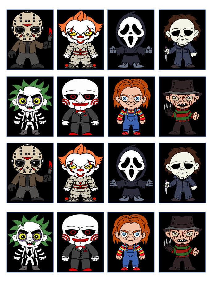 Halloween Horror Movie Baby Villians - Rice Krispy