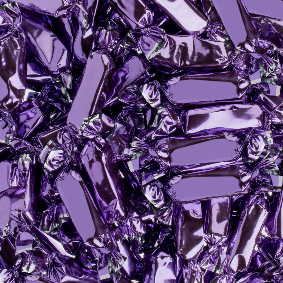 Foiled Wrapped Caramels  - Purple