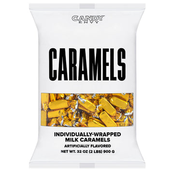 Foiled Wrapped Caramels - Gold