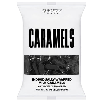 Foiled Wrapped Caramels - Black