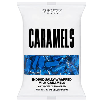 Foiled Wrapped Caramels - Blue