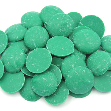 Merckens Dark Green Chocolate Melts - 12oz
