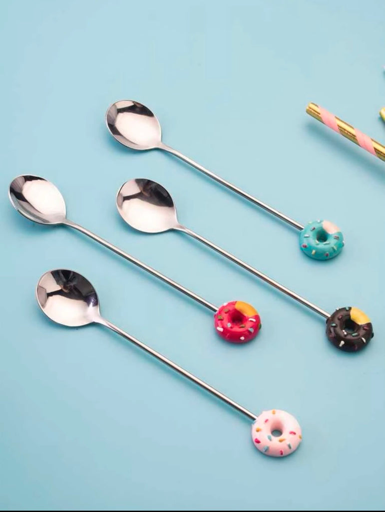 Sprinkle spoon - cute lil' donut – Sweet Lola Sugar Art Supplies