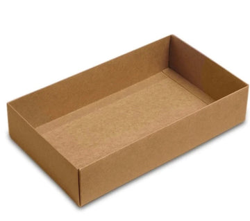 Slider Box with Lid Brown - 2 pieces