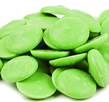 Merckens Light Green Chocolate Melts - 12oz