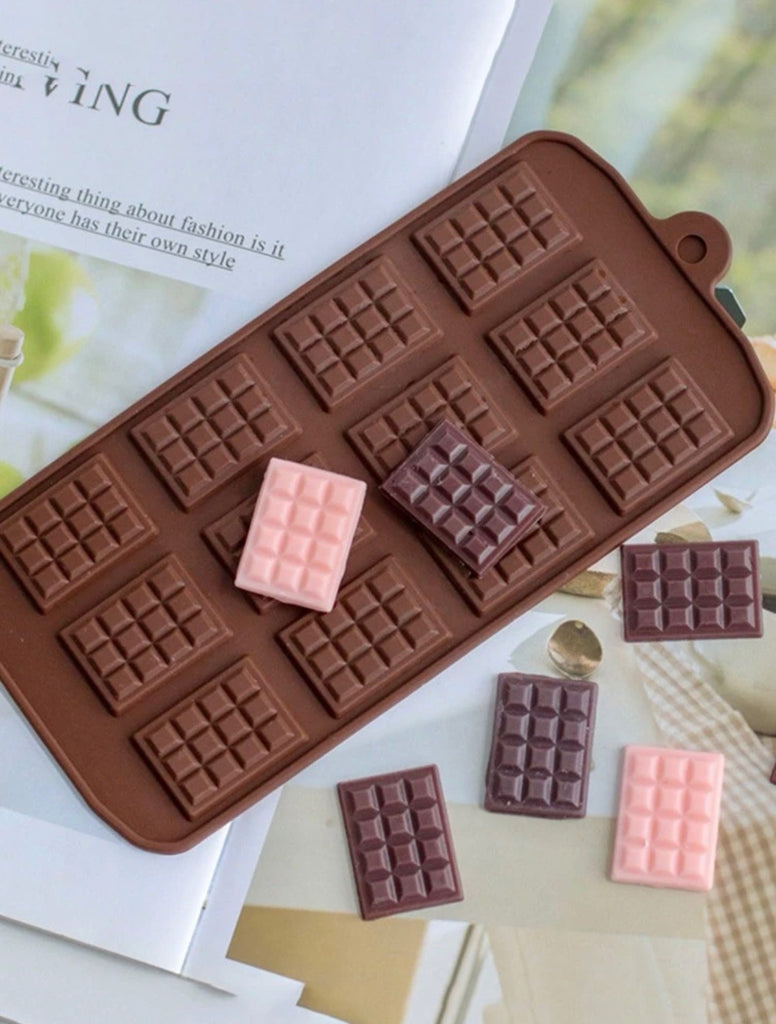 24 grids Brown Chocolate Silicone mold price in Qatar - Bake Wares