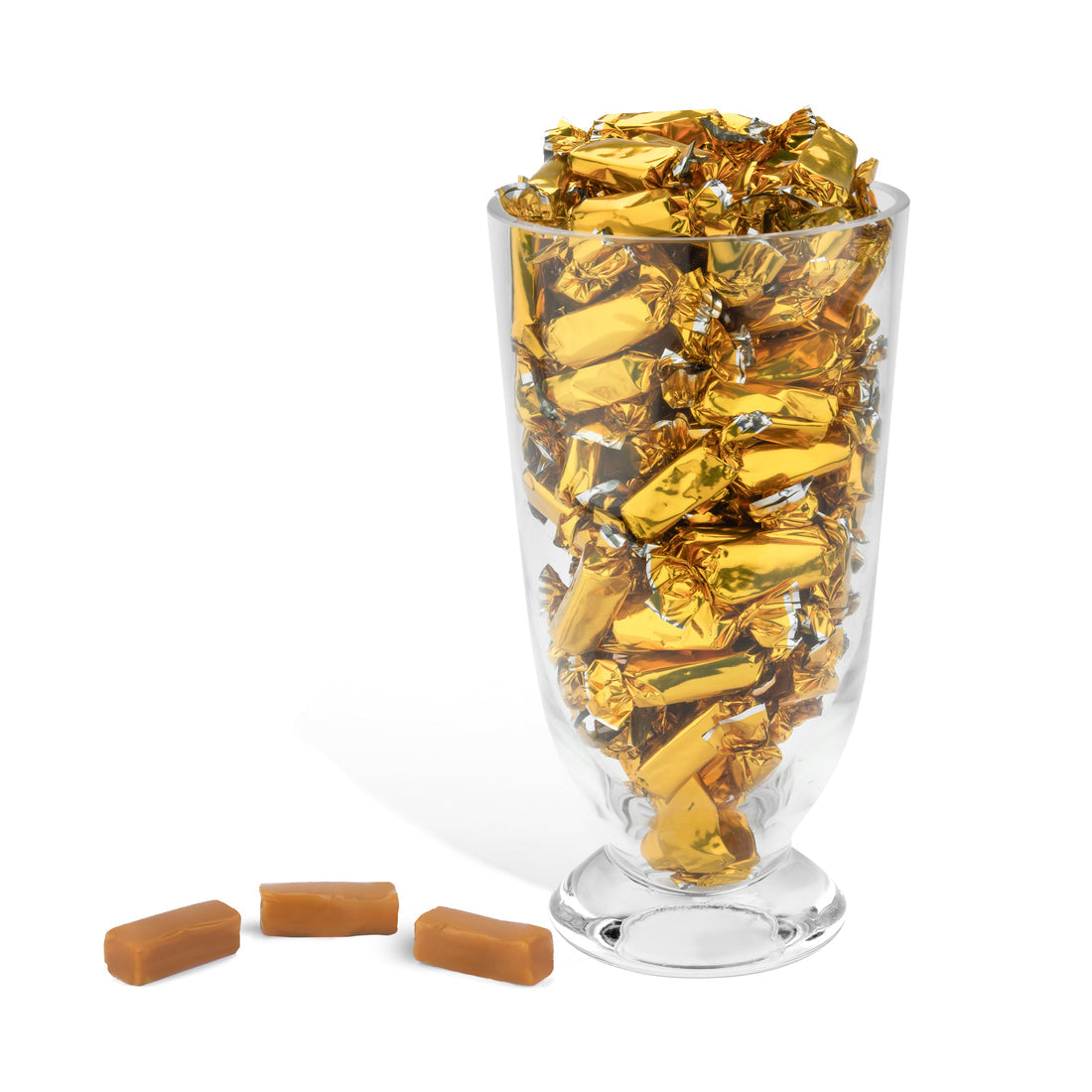 Foiled Wrapped Caramels  - Gold