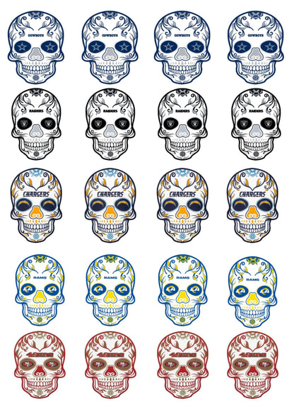 Football Team Skulls