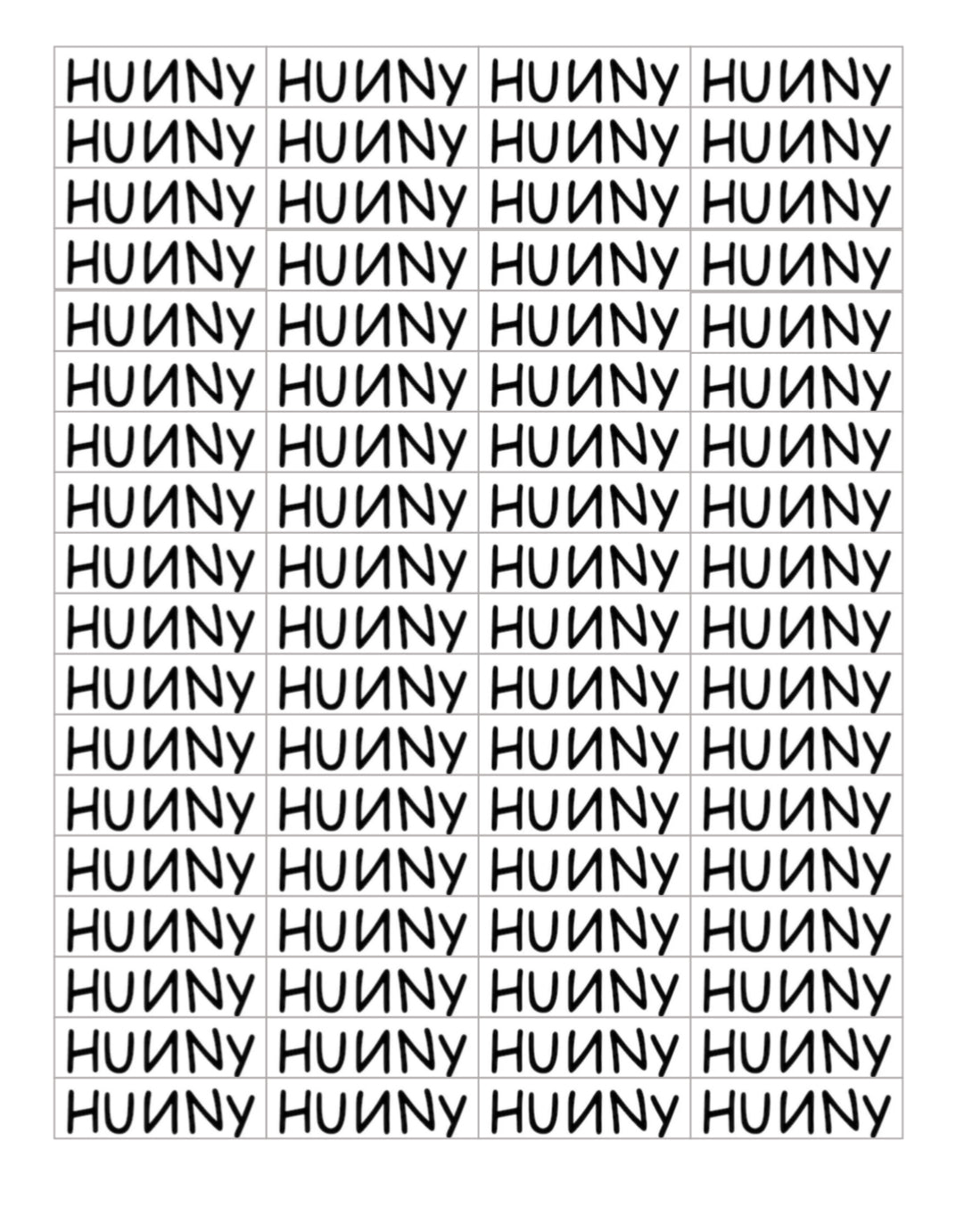 HUNNY Edible Images