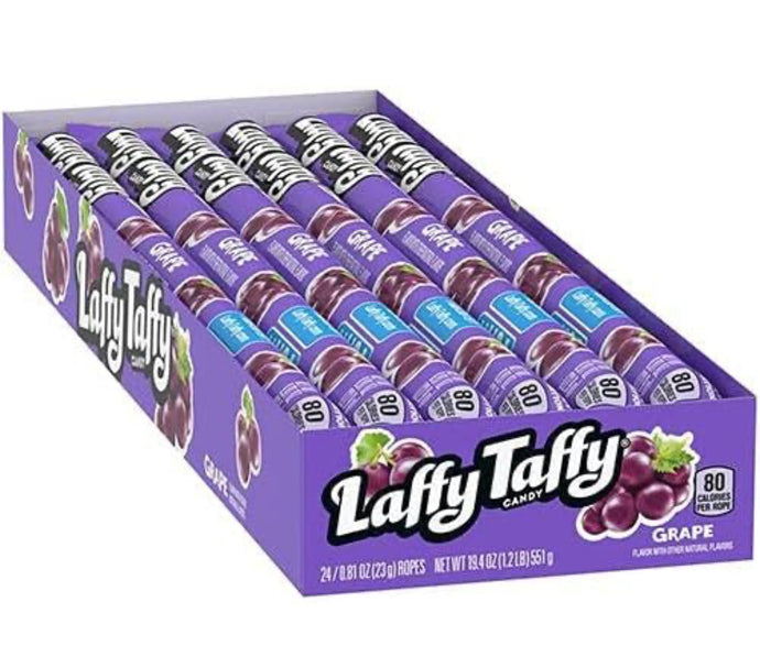 Laffy Taffy Ropes Grape - 24ct