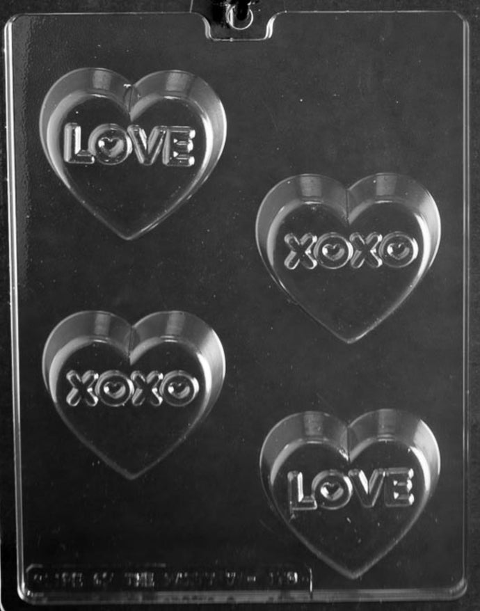 Love, Xo, Heart Mold