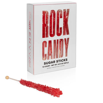 Red Rock Candy Sticks - 12ct