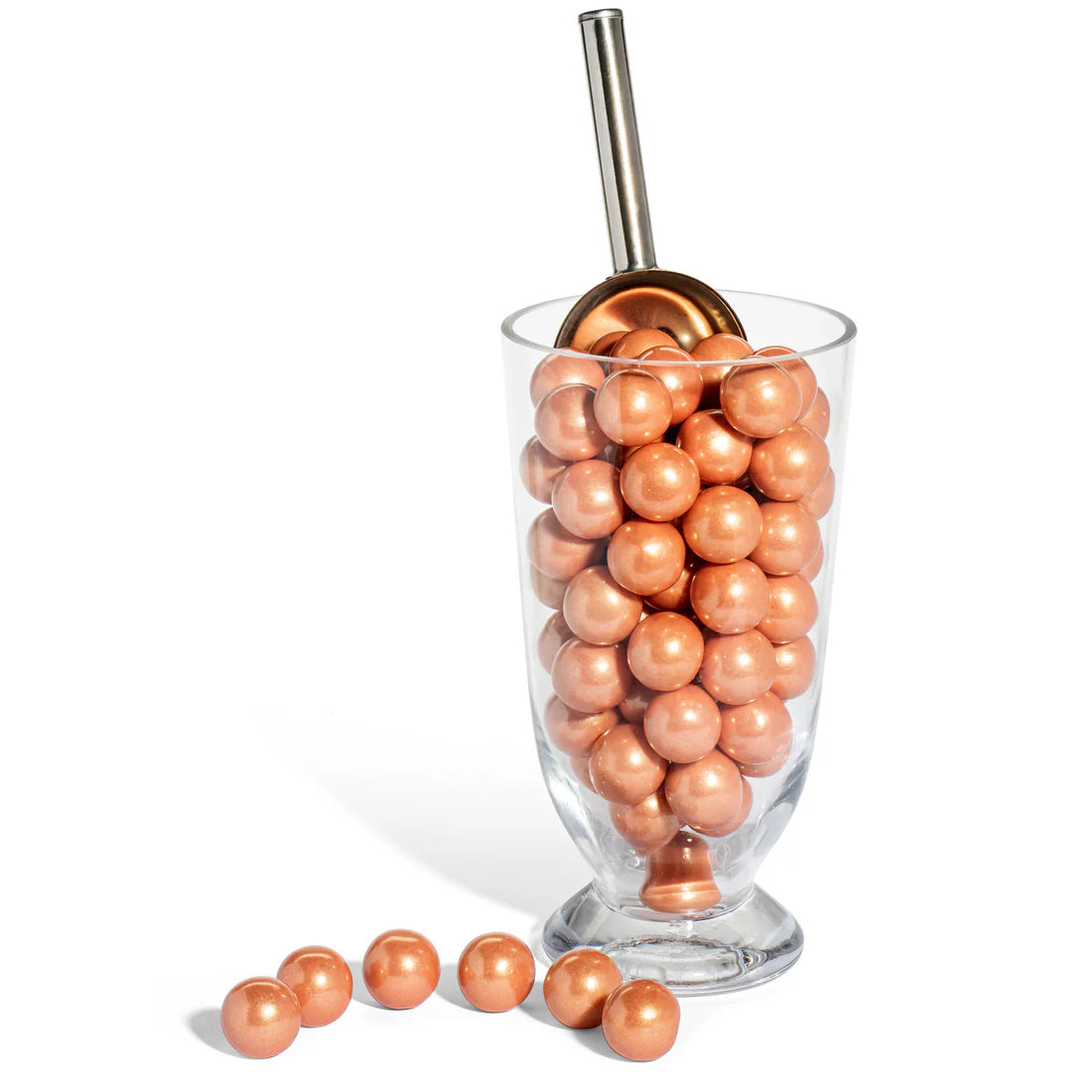 Gumballs 1 inch  - Shimmer Rose Gold