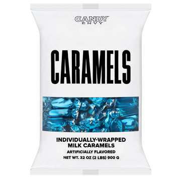 Foiled Wrapped Caramels  - Blue