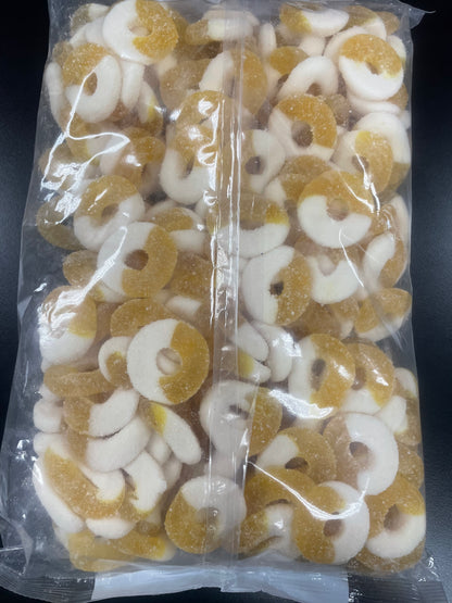 Pineapple Gummy Rings 5Lbs