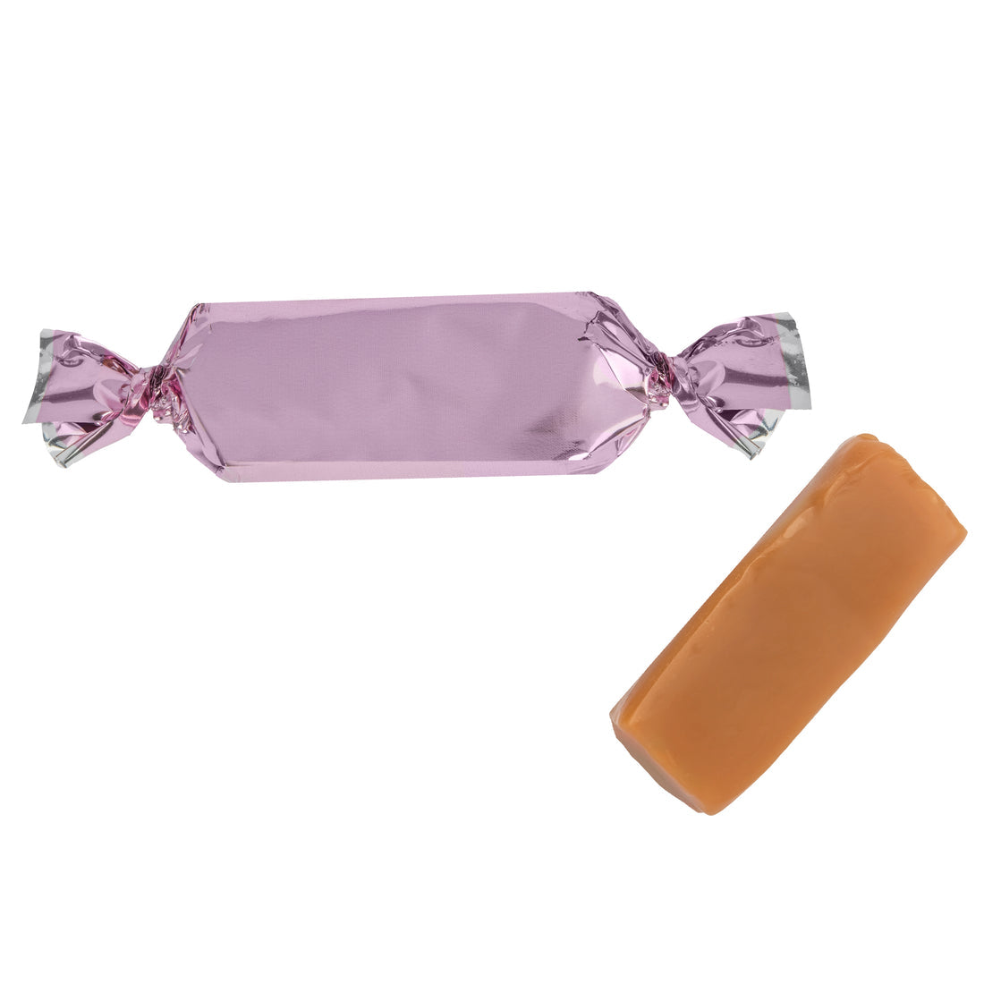 Foiled Wrapped Caramels  - Light Pink