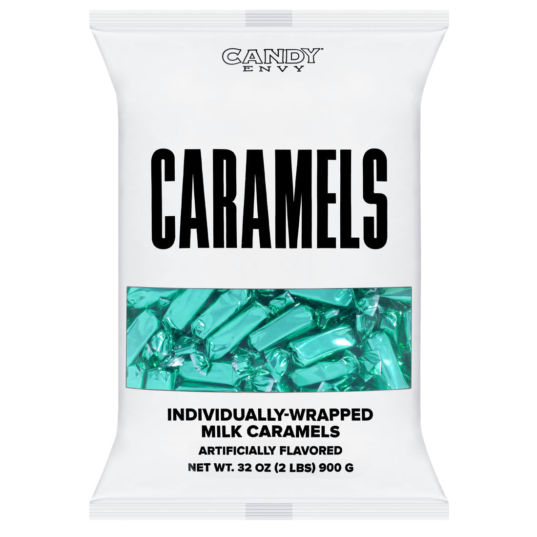 Foiled Wrapped Caramels  - Turquoise