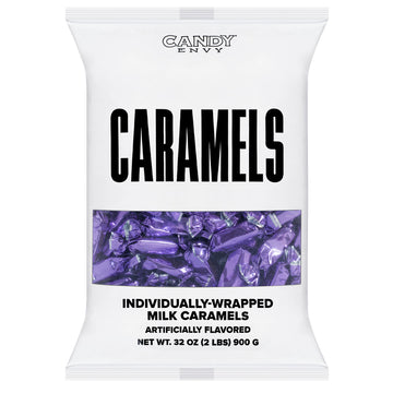 Foiled Wrapped Caramels  - Purple