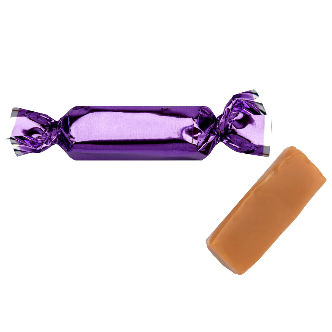 Foiled Wrapped Caramels  - Purple