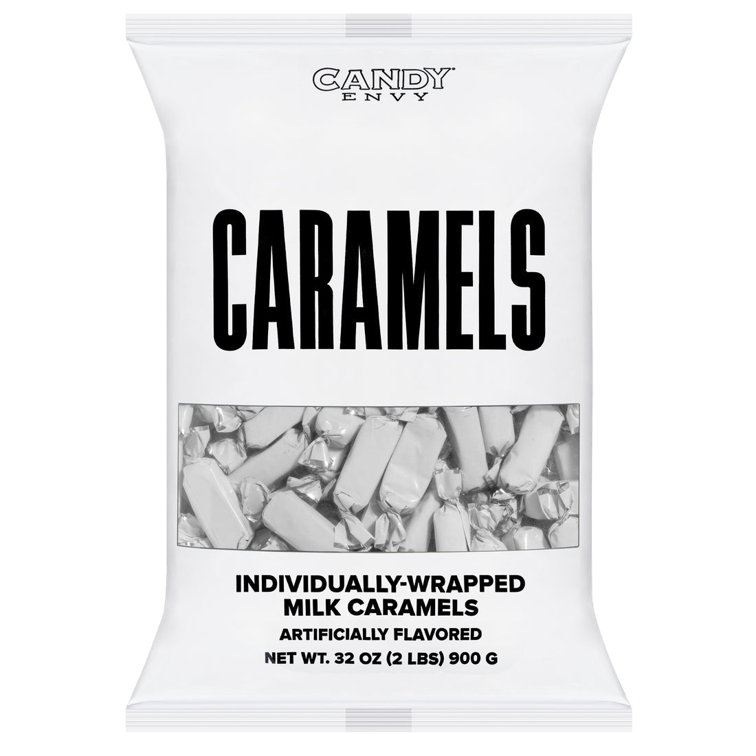 Foiled Wrapped Caramels  - White