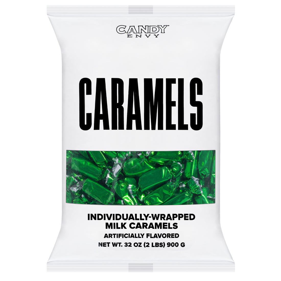 Foiled Wrapped Caramels  - Green