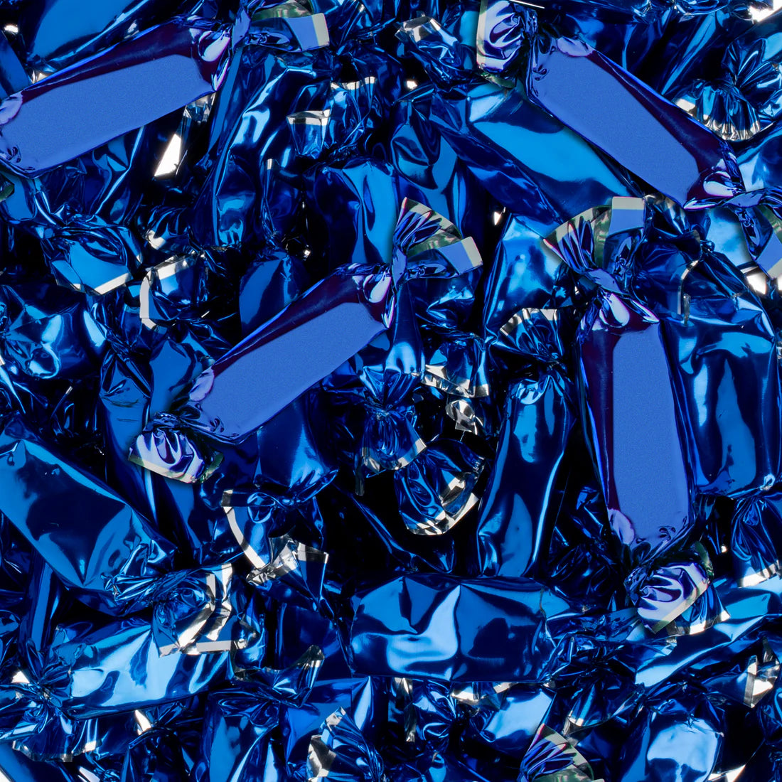 Foiled Wrapped Caramels  - Blue