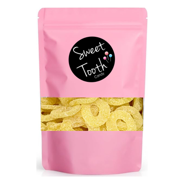 Sour Gummi Pineapple Rings - 1LB