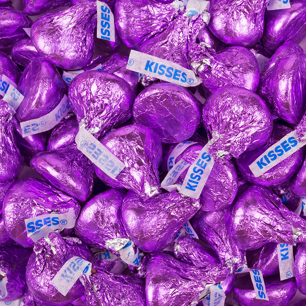 Hershey's Kisses 2LBS - Purple