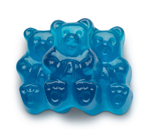 Blue Raspberry Gummy Bears - 5LB