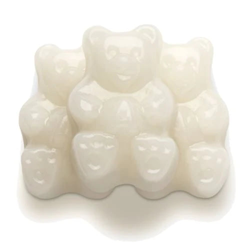 White Strawberry Banana Gummy Bears - 1LB