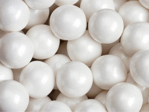 Gumballs Shimmer White 1" - 2LB