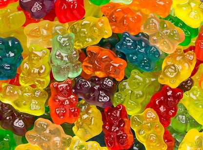 Assorted 12 Flavor Gummy Bears - 5LB