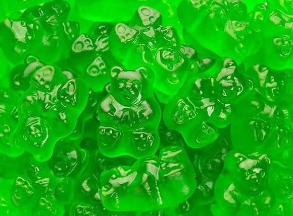 Green Apple Gummy Bears - 5LB