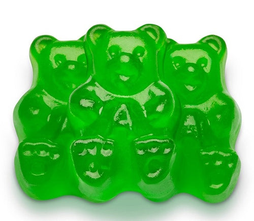 Green Apple Gummy Bears - 5LB