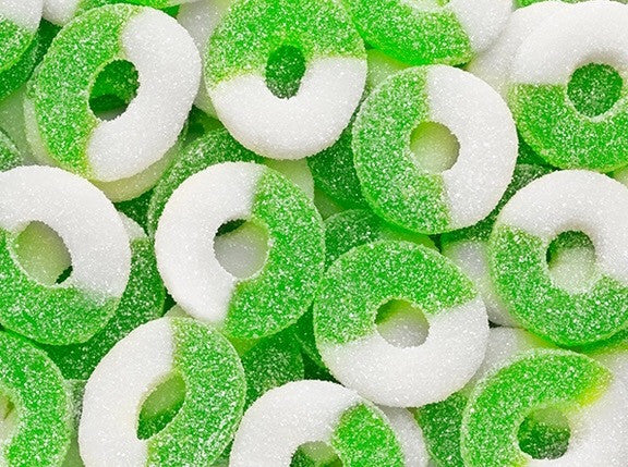 Green Apple Gummy Rings 5LB
