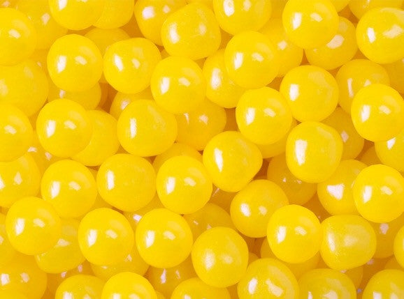 Chewy Fruit Sour Balls - Lemon 2.5LB