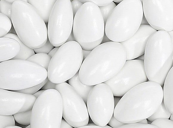 Jordan Almonds White - 2.5LBS