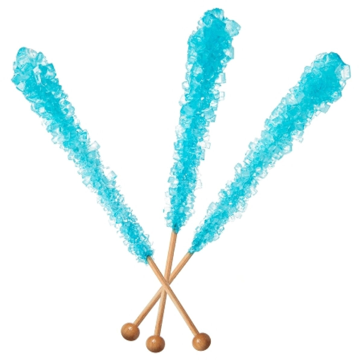 Rock Candy Sticks Light Blue - 18 Count Pack