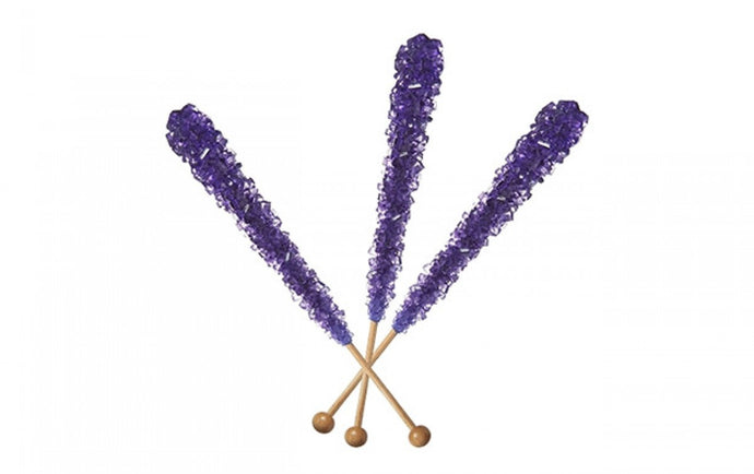 Rock Candy Sticks Purple - 18 Count Pack
