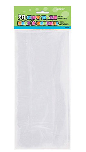 Clear Cello Bags - 25 Count