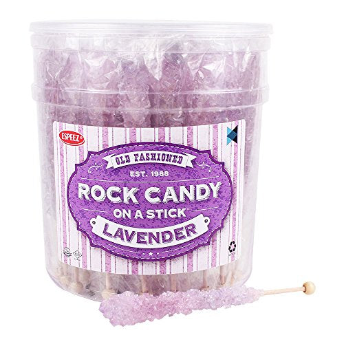 Rock Candy Sticks Lavender - 18 Count Pack