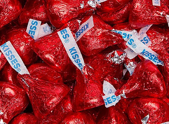 Hershey's Kisses 2LBS - Red