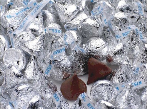 Hershey's Kisses 2LBS - Silver