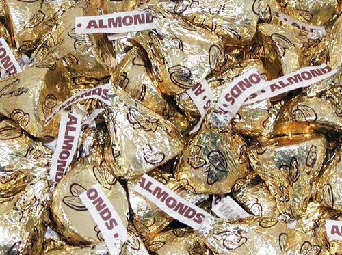 Hershey's Kisses Gold w/ Almonds - 2LBS
