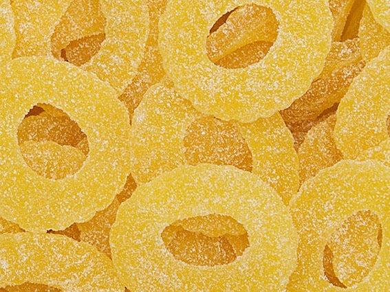 Sour Gummi Pineapple Rings 2.2LBS