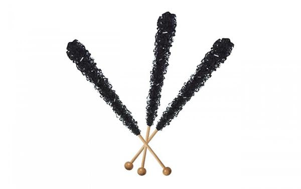 Rock Candy Sticks Black - 18 Count Pack
