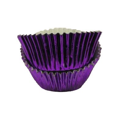 Purple Foil Baking Cups